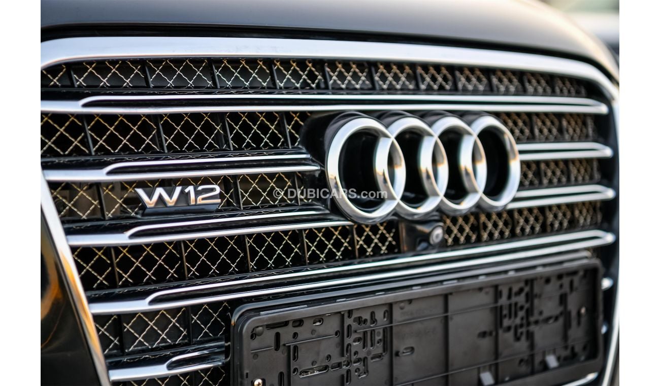 Audi A8 W12 - Full Service History! - Top Of The Range! - Whopping 500HP! - AED 1,758 PM - 0% DP