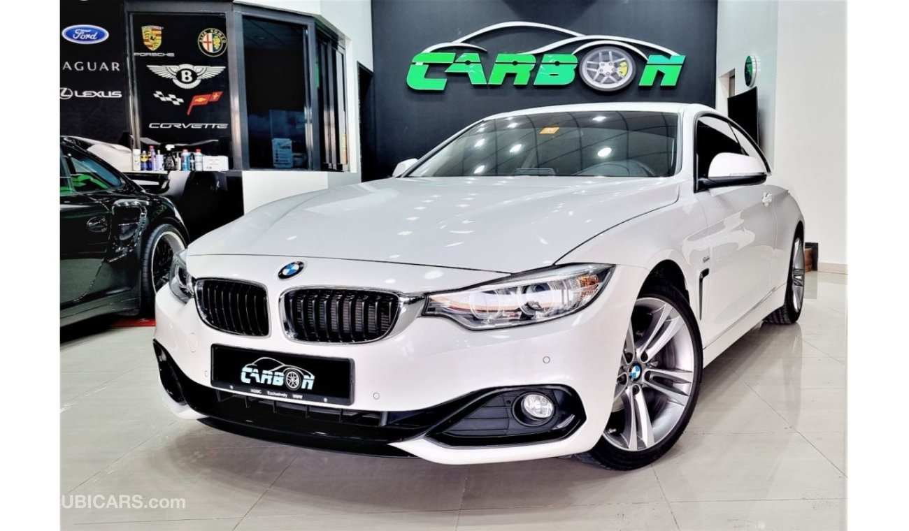 بي أم دبليو 420 BMW 420I GCC IN MINT CONDITION WITH VERY LOW MILEAGE ONLY 31K KM FOR 99K AED INCLUDING INSURANCE,REG