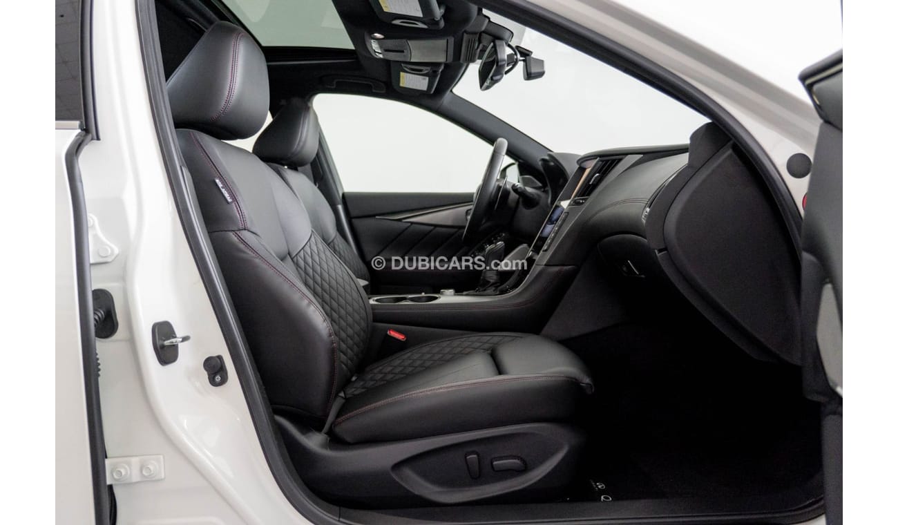 Infiniti Q50 Red Sport 400 2018 Infiniti Q50 S 3.0L V6 Red Sport / Full Infiniti History