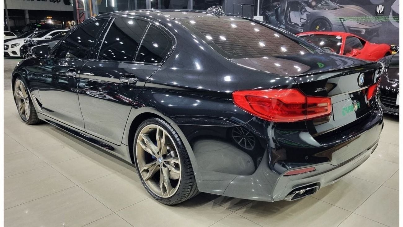 BMW M550i SPECIAL OFFER BMW M550I 2018 GCC IN IMMACULATE CONDITION STILL UNDER SERVICE CONTRACT FROM BMW