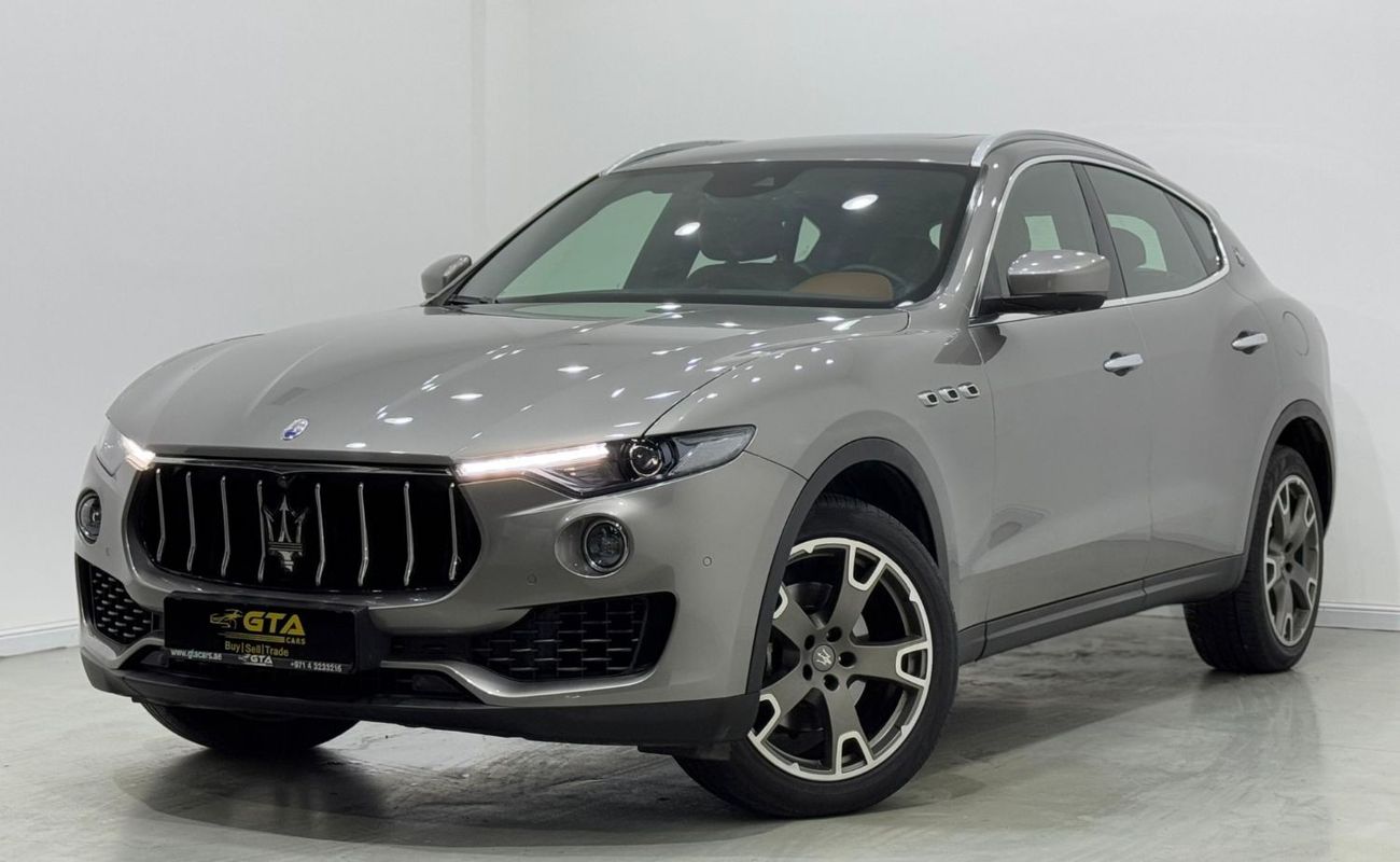 Maserati Levante Std 3.0L (350 HP) 2017 Maserati Levante, Warranty, Full Service History, Full Options, Low Kms, GCC