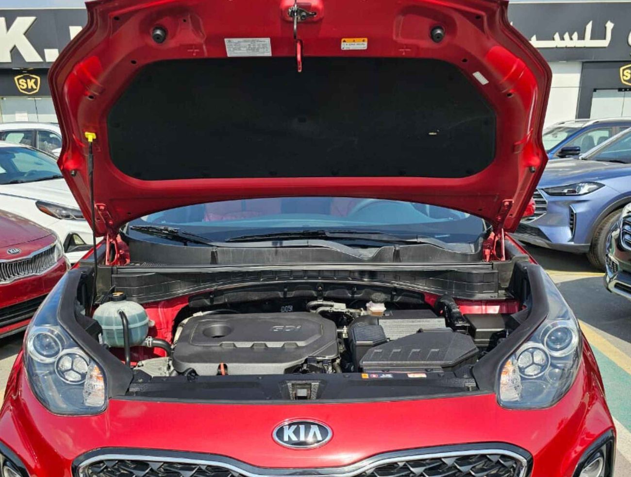 كيا سبورتيج LX // 659 AED Monthly // MID OPT // ORG AIRBAG (LOT # 37452)