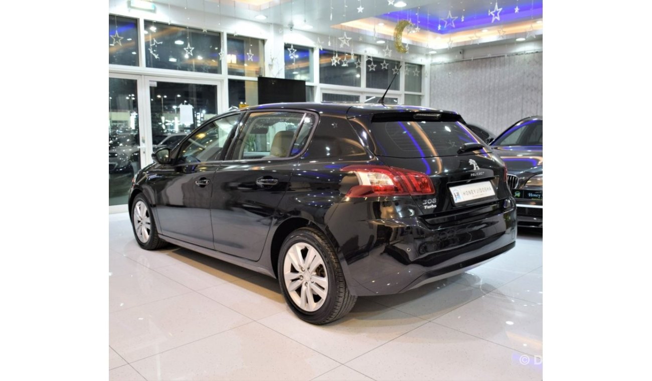 Peugeot 308 EXCELLENT DEAL for our Peugeot 308 TURBO 2015 Model!! in Black Color! GCC Specs
