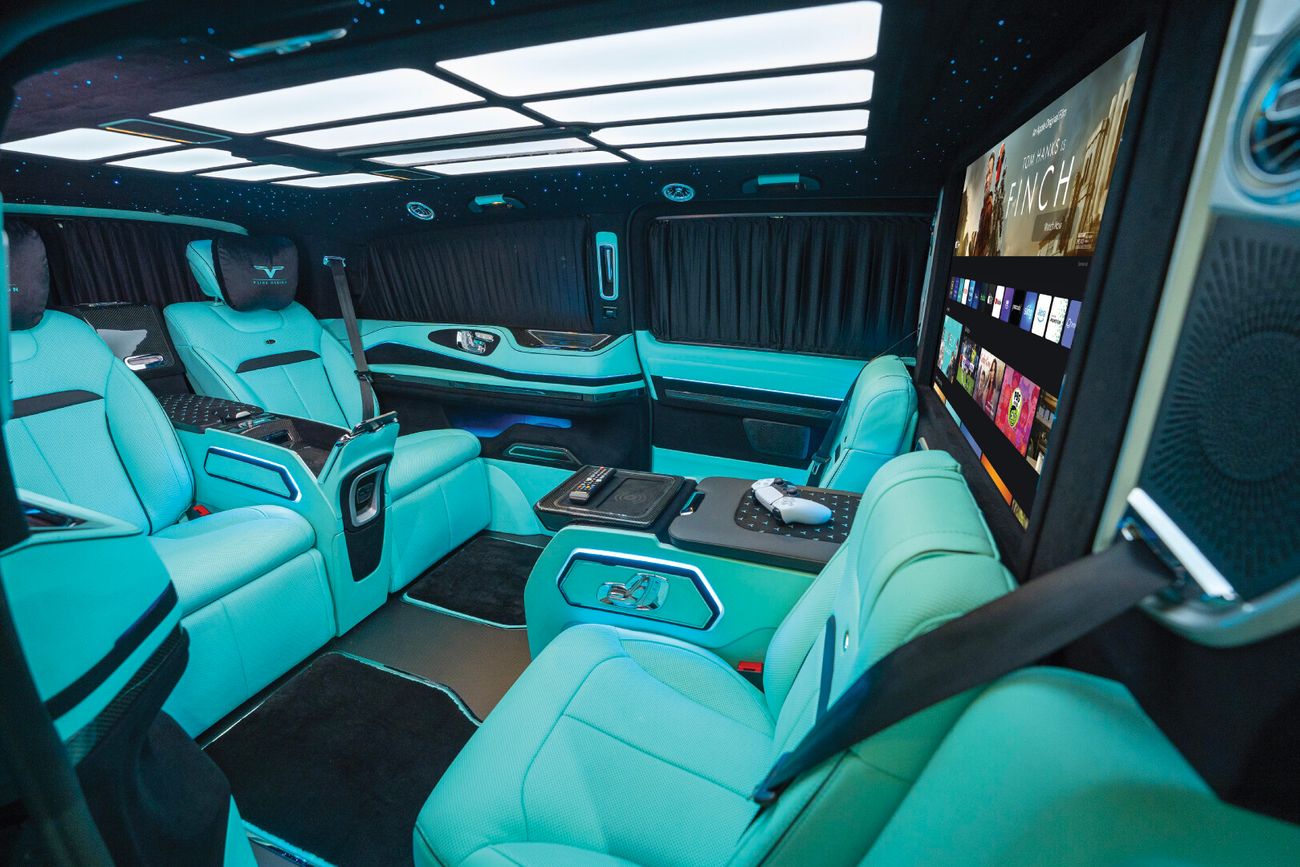 Mercedes-Benz V 250 2024 VVIP MERCEDES GCC V250 with VB Air Suspension and Extra AC- 2 Years Warranty by VLINE Design