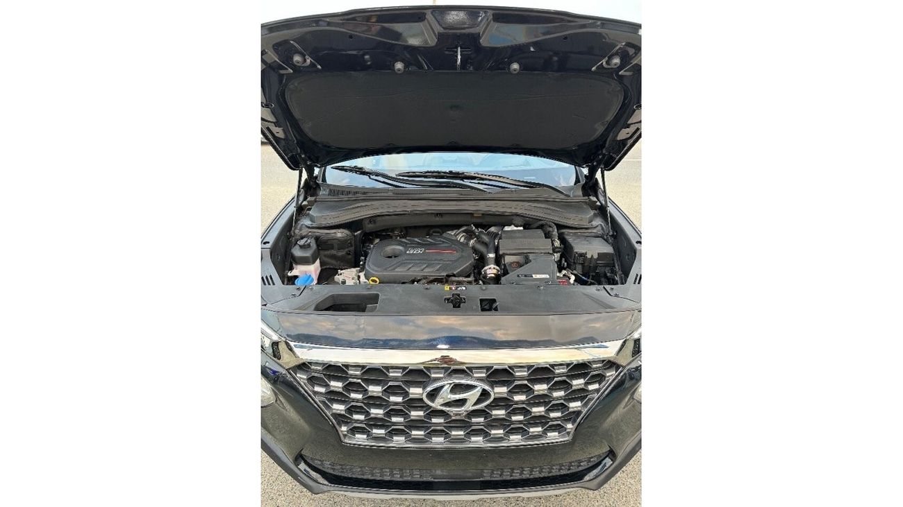 Hyundai Santa Fe car 2021 full full panorama two turbo engine in perfect condition leather interior 360 camera