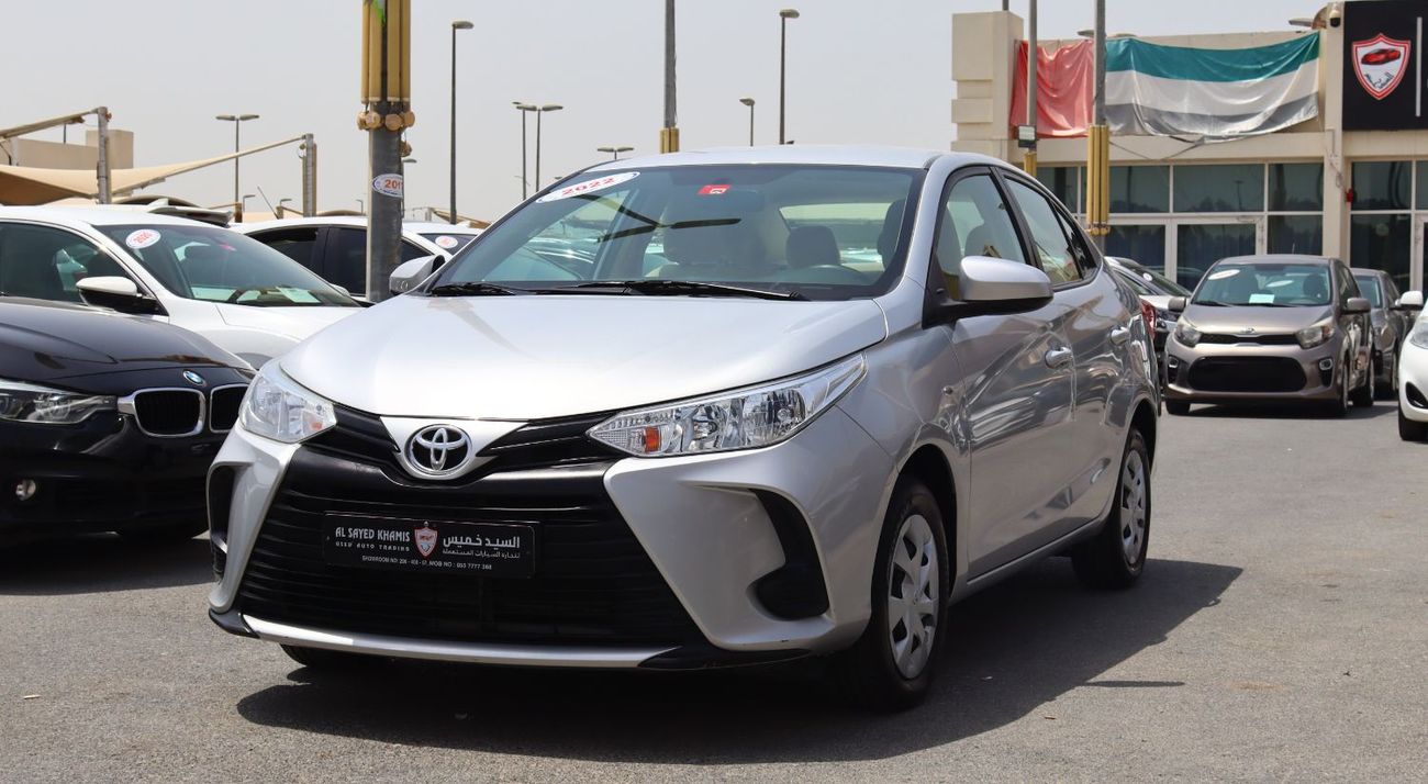 تويوتا يارس تويوتا يارس 2022 خليجى بحاله ممتازه ممشى 83000كم بمحرك 1500 سى سى بسعر 39000 درهم