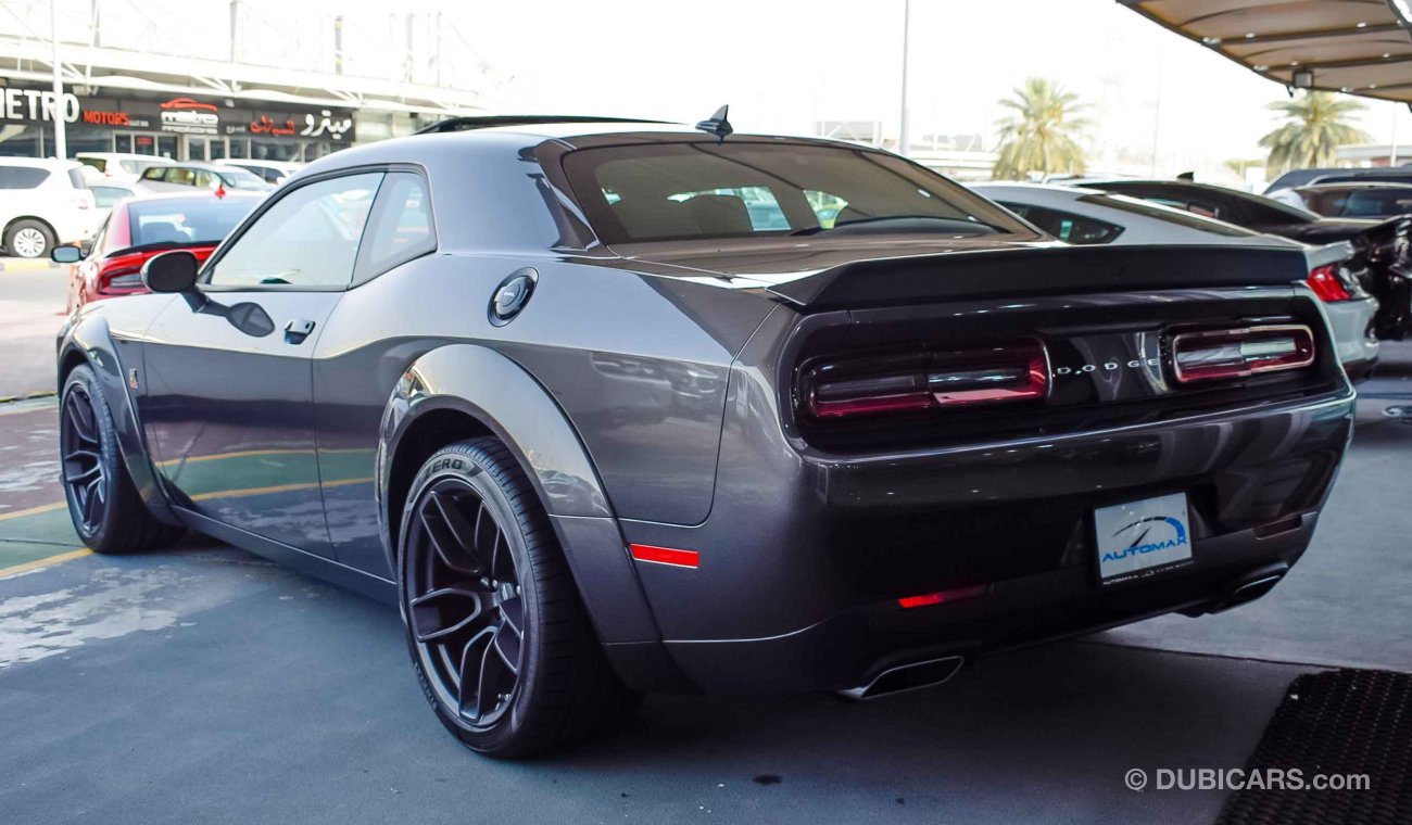 دودج تشالينجر 2019 Scatpack WIDEBODY, 392 HEMI, 6.4 V8 GCC, 0km with 3Yrs or 100,000km Warranty