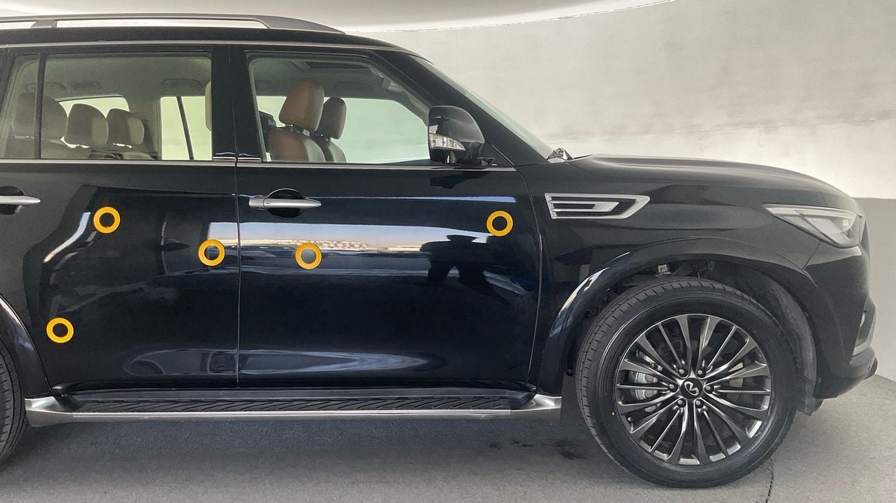 إنفينيتي QX80 LUXE SENSORY PROACTIVE 5.6 SENSORY PRO ACTIVE AUTO 4WD 8 SEATS | شامل الضمان | 0 ﺪﻔﻋﺓ ﺃﻮﻟﻯ