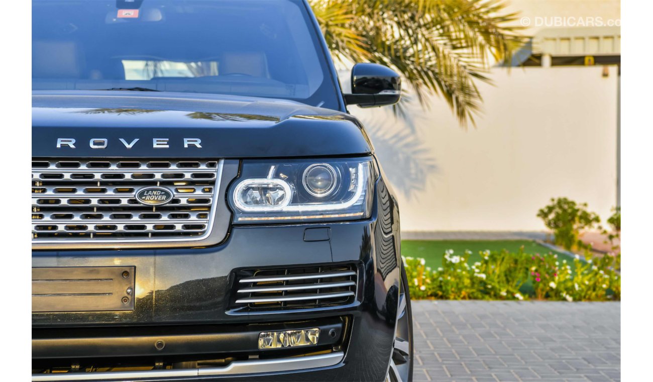 Land Rover Range Rover Vogue HSE Full Agency History Under Warranty till 2020 - AED 4,485 PM - 0% DP