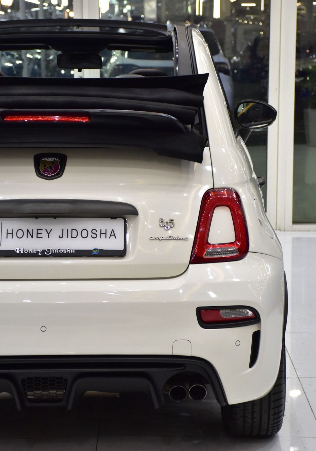 Abarth 595 EXCELLENT DEAL for our Abarth 595 Convertible Competizione ( 2022 Model ) in White Color GCC Specs