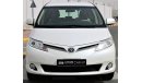 Toyota Previa Toyota Previa GCC in excellent condition without accidents, very clean from inside and outside