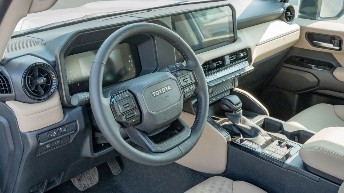 Toyota Prado 2025 Toyota Land Cruiser Prado 2.8L AT Diesel (White-Beige)