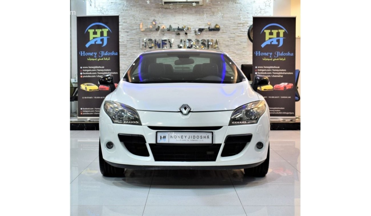 رينو ميجان VERY LOW MILEAGE! Renault Megane Convertible 2012 Model!! in White Color! GCC Specs