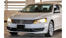 Volkswagen Passat Volkswagen Passat 2014 GCC under Warranty with Zero Down-Payment.