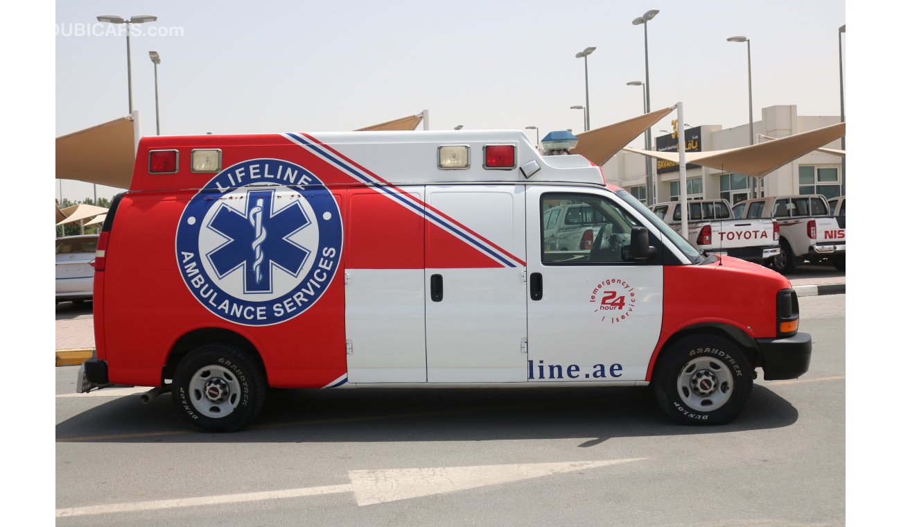 GMC Savana FULLY EQUIPPED AMBULANCE 2009 WITH GCC SPECS