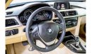 بي أم دبليو 318 RESERVED ||| BMW 318i 2017 GCC under Warranty with Flexible Down-Payment.