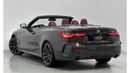 بي أم دبليو 430i M سبورت M سبورت 2022 BMW 430i M-Sport Convertible, Warranty, May 2027 BMW Service Pack, Low Kms, GCC