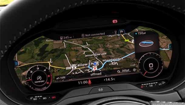 Audi R8 interior - Infotainment Cluster