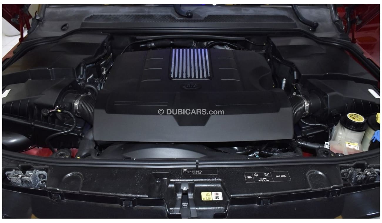 Land Rover Discovery EXCELLENT DEAL for our Land Rover LR4 SCV6 HSE ( 2015 Model ) in Red Color GCC Specs