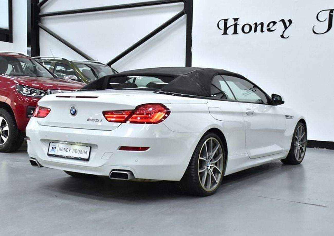 BMW 650i EXCELLENT DEAL for our BMW 650i CONVERTIBLE ( 2011 Model ) in White Color GCC Specs
