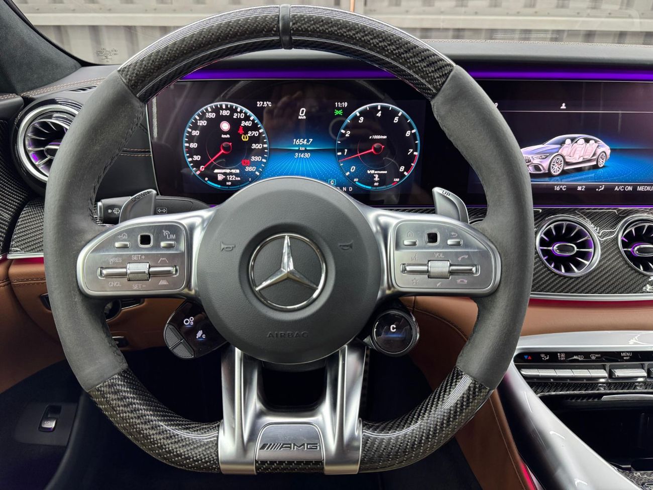 Mercedes-Benz GT 63 S AMG 4MATIC+ 2019 Mercedes Benz GT63s, Warranty, Carbon Fiber Package, Very Low Kms, 630HP