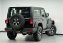 جيب رانجلر Sport 3.6L A/T (5 Seater) 2018 Jeep Wrangler Sport JL ,Service History ,GCC Specs