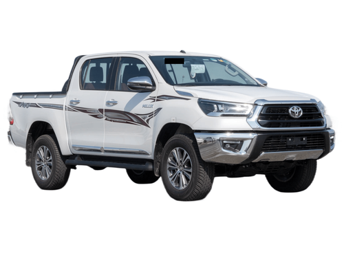 Toyota Hilux ECTKSA007 – 2025 Toyota Hilux Double Cab Pick Up – SGLX –  2.7L Petrol Manual 4wd – White with Red I