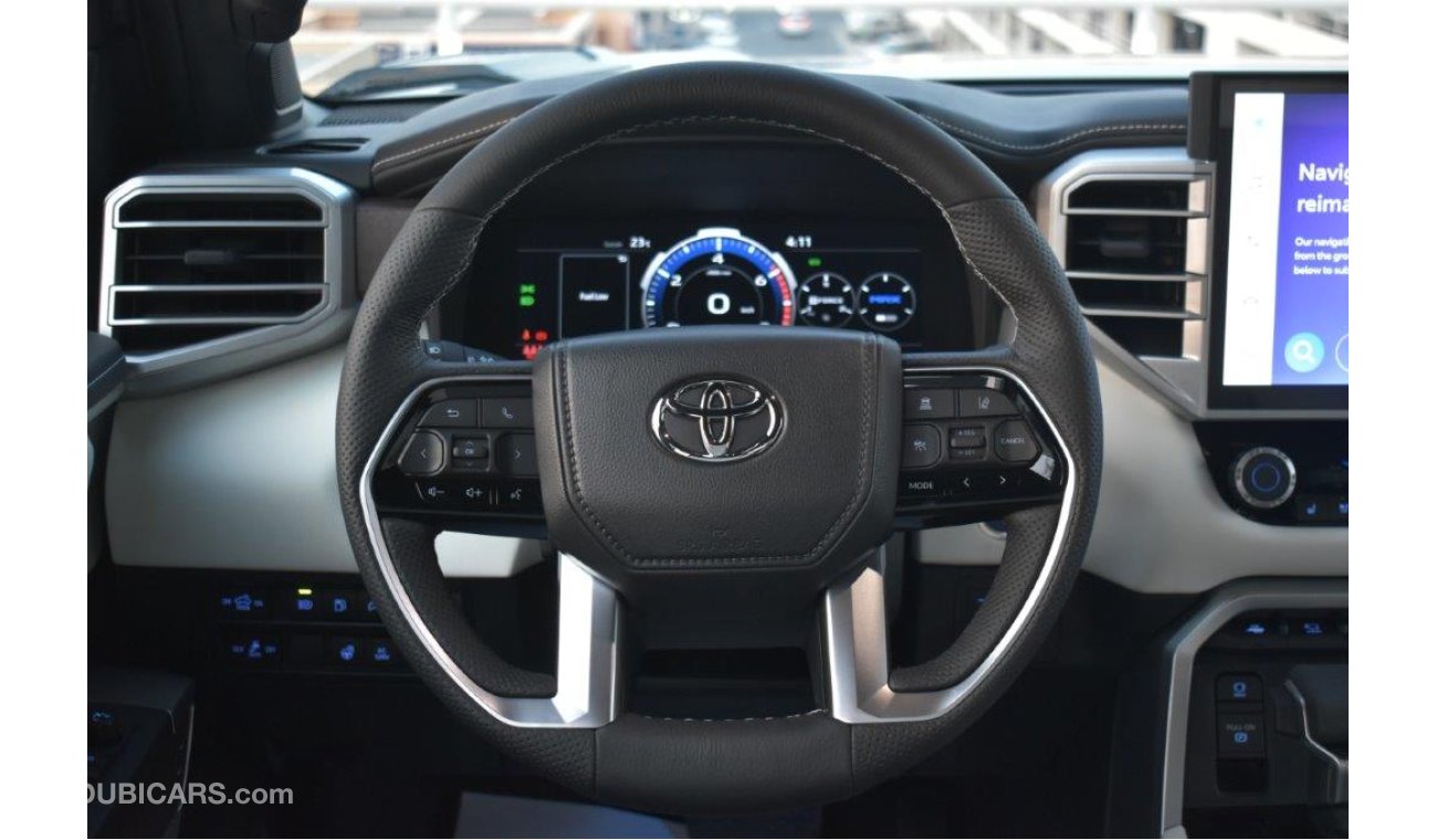 Toyota Tundra Crewmax Capstone Hybrid V6 3.5l Turbo 4wd 5 Seat Automatic