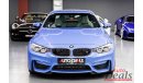 BMW M4 CABRIOLET | 2016 | GCC | UNDER WARRANTY