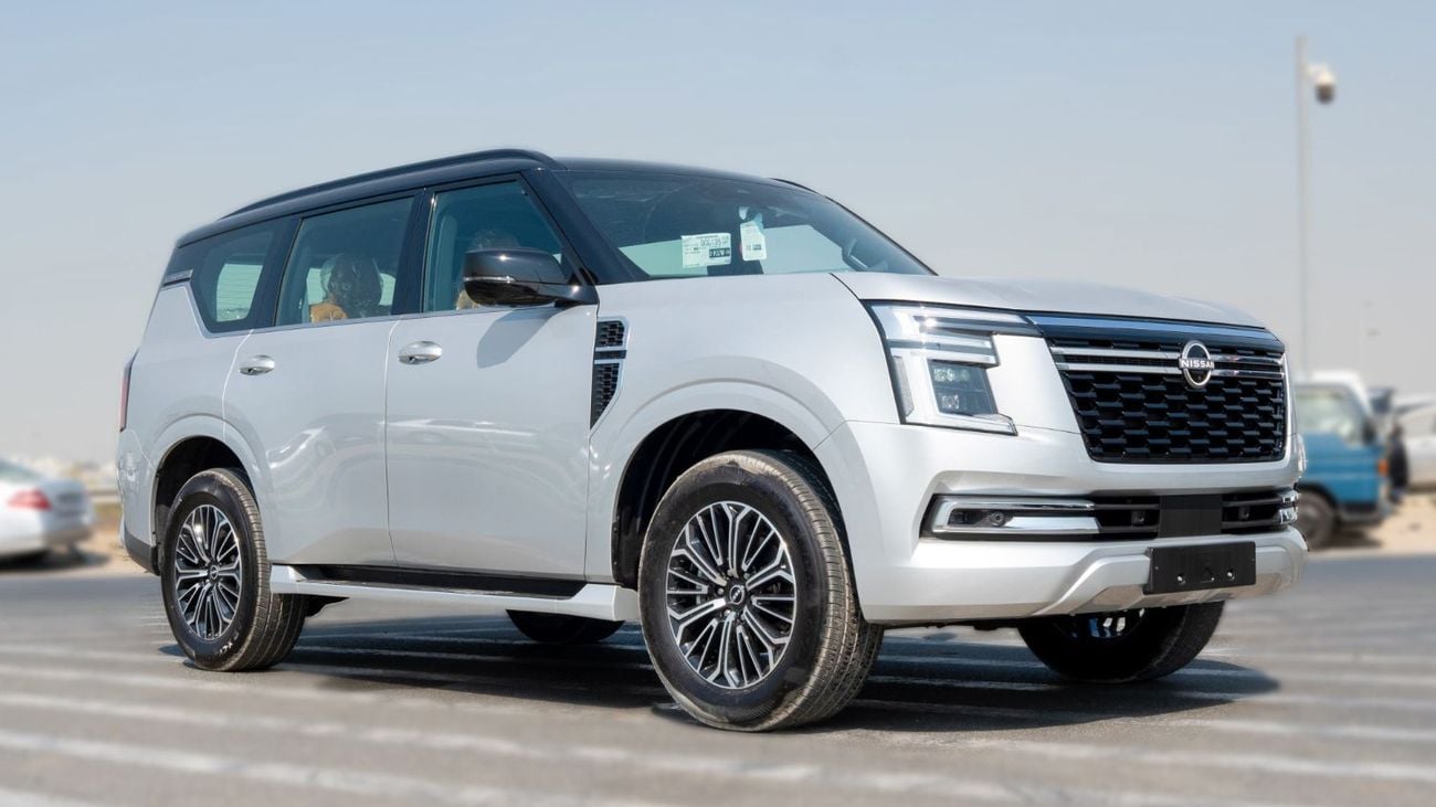 نيسان باترول 2026 Nissan Patrol SE Platinum 3.8L AT Petrol (Silver Black Roof)