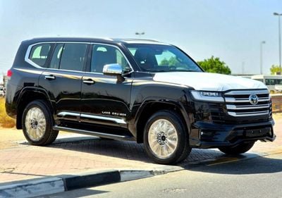 تويوتا لاند كروزر TOYOTA LC300 DIESEL 3.3L VXR - RADAR - FULLY LOADED - 2025 MODEL - BLACK INSIDE BLACKRED - BAHRAIN S