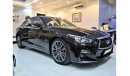 Infiniti Q50 EXCELLENT DEAL for our Infiniti Q50s Red Sport 3.0t 400HP 2018 Model!! in Black Color! GCC Specs