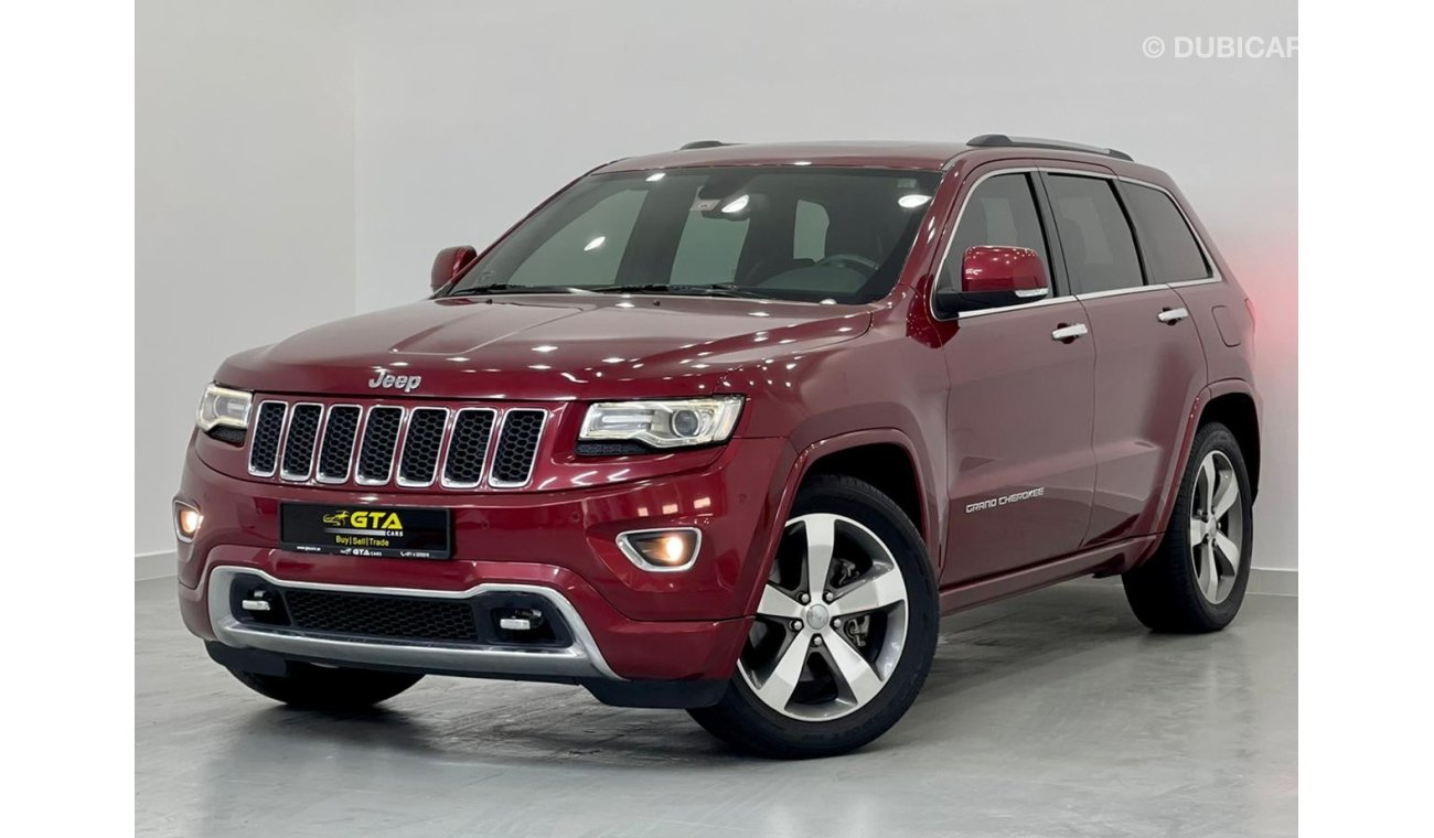 جيب جراند شيروكي 2015 Jeep Grand Cherokee Overland, Warranty, GCC