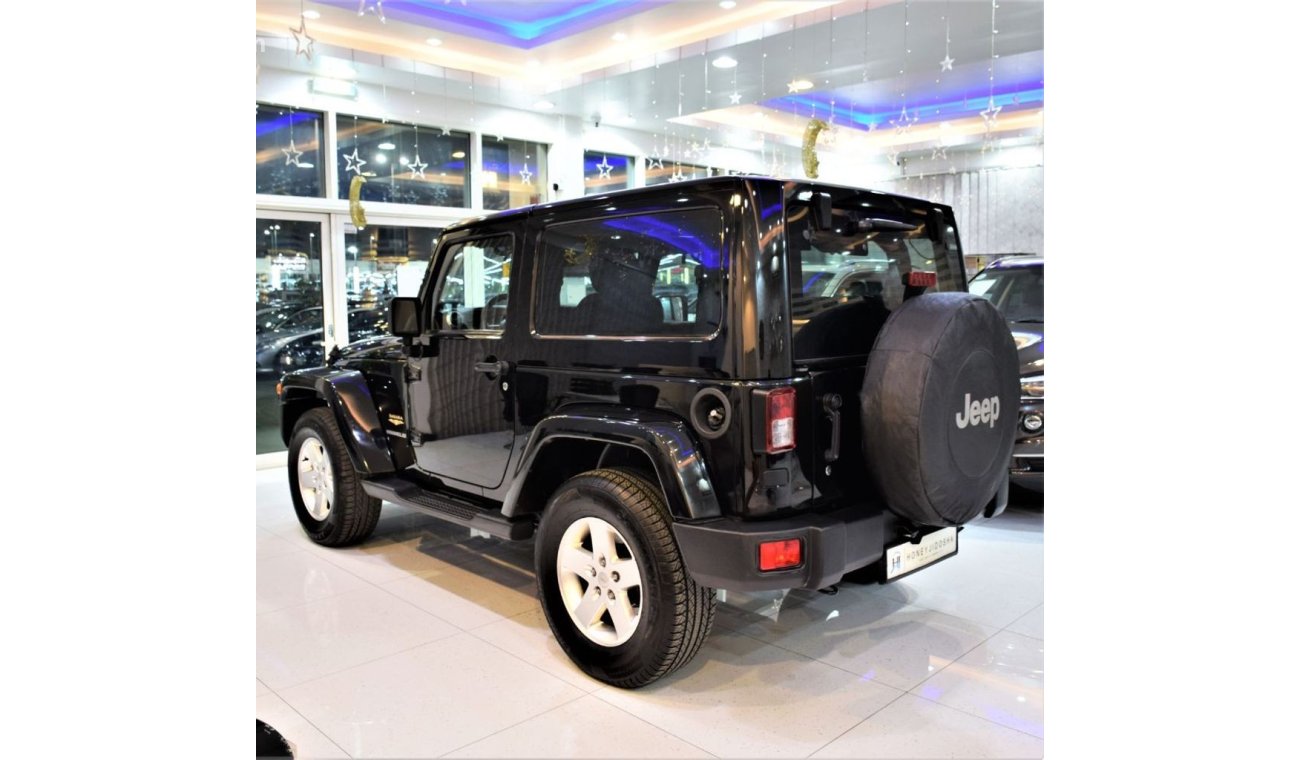 جيب رانجلر AMAZING Jeep Wrangler SAHARA 2013 Model!! in Black Color! GCC Specs