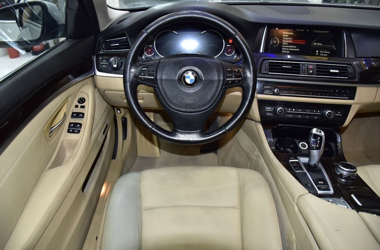BMW 520i EXCELLENT DEAL for our BMW 520i ( 2015 Model ) in Silver Color GCC Specs