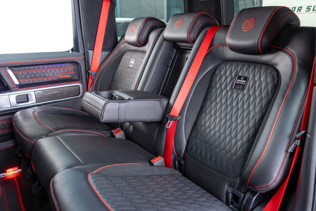 BRABUS 900 - Mercedes-AMG G 63 Brabus 900 Rocket Kit-Masterpiece Interior Black With Red Accents-Full Carbon