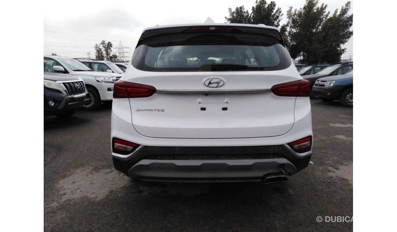 Hyundai Santa Fe 2019 MODEL WITHOUT PANORAMIC AUTOMATIC TRANSMISSION 4 DOORS SUV PETROL  FULL OPTION ONLY FOR EXPORT