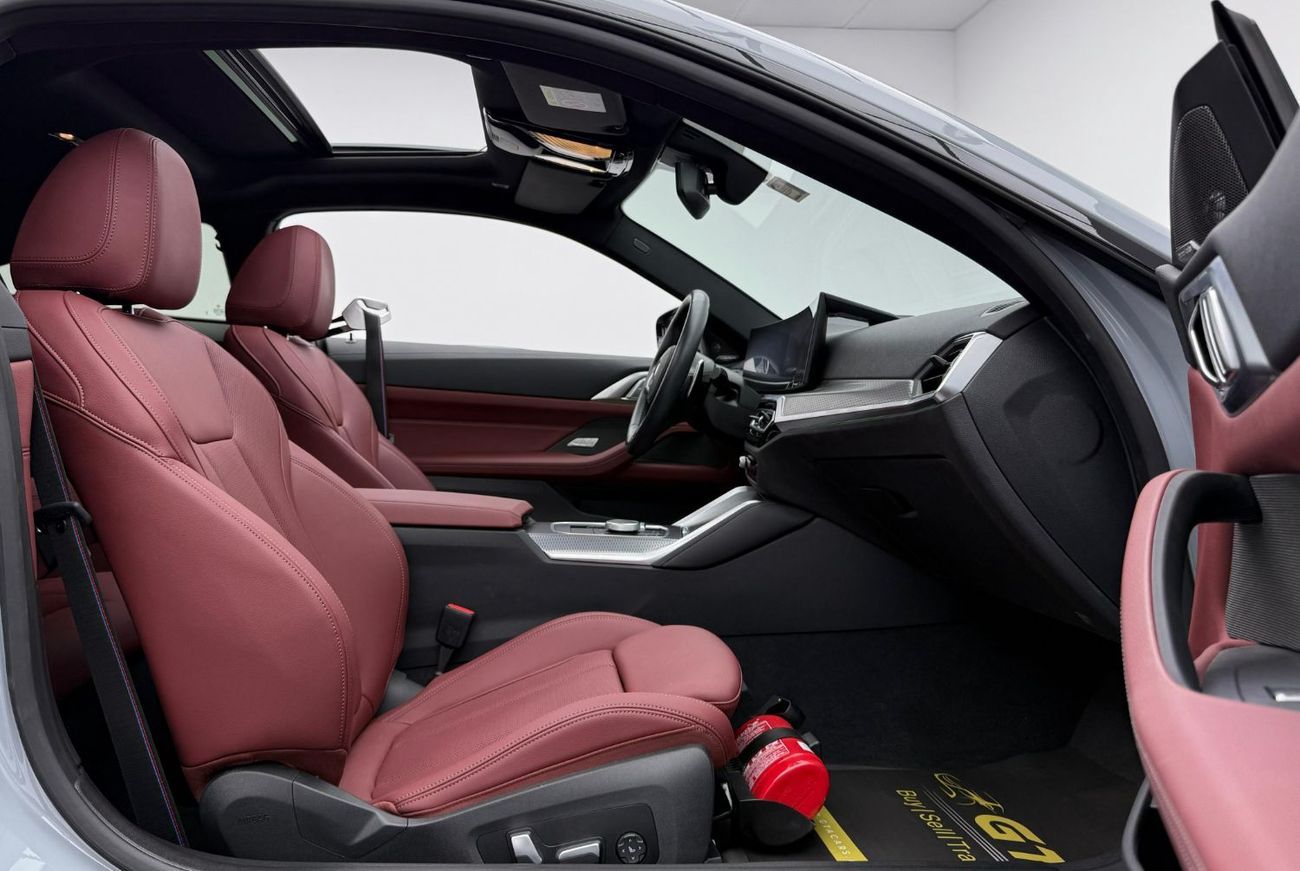 BMW 430i 2024 BMW 430i M-Sport, 2028 BMW Warranty + Service Pack, Excellent Condition, Very Low Km, GCC