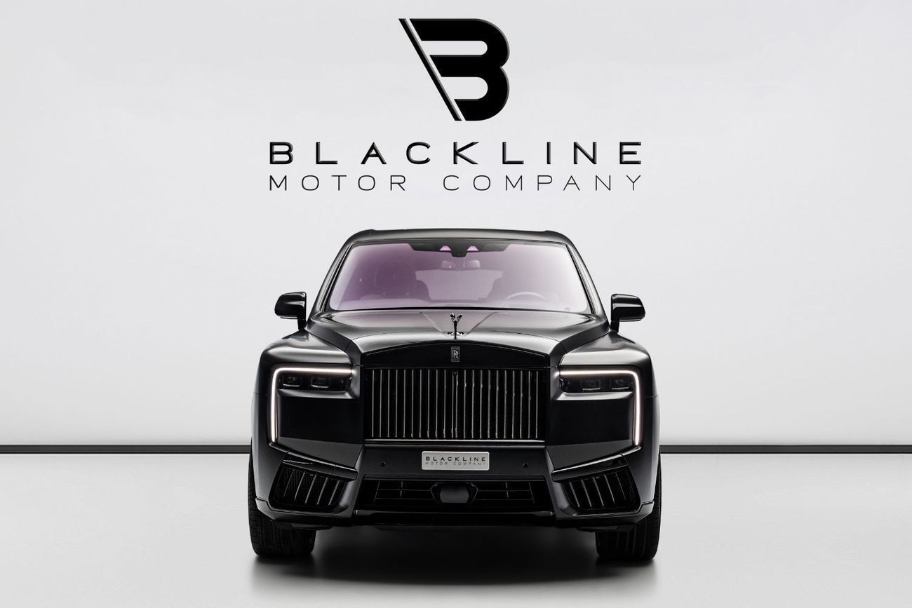 رولز رويس كولينان BUY NOW, PAY 2027 | THE BLACKLINE STANDARD | 12 Months Warranty, Low KMs, European Spec