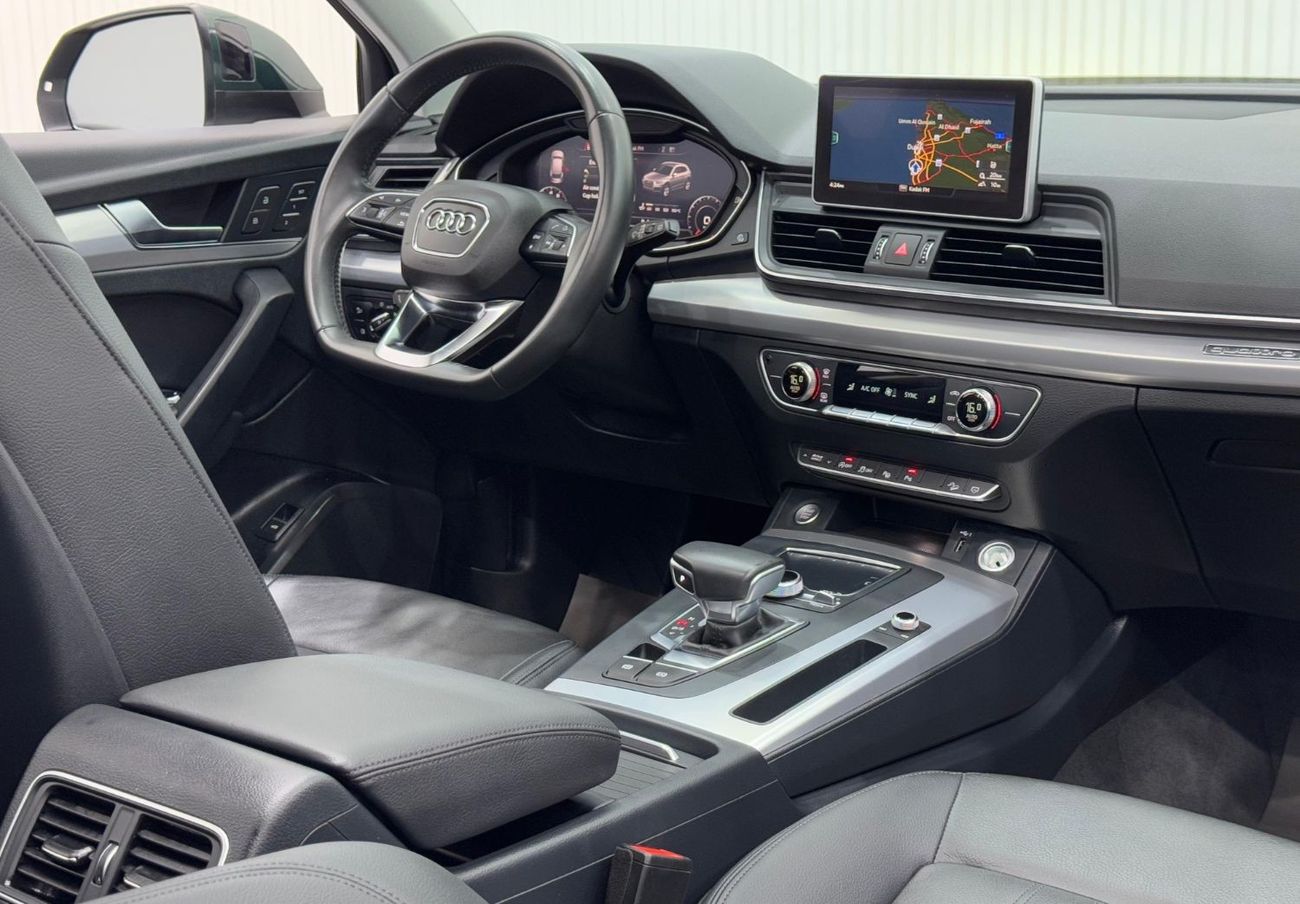 Audi Q5 45 TFSI Quattro 2.0L 2019 Audi Q5 45 TFSI quattro, 1 Year Warranty, Full Service History, GCC