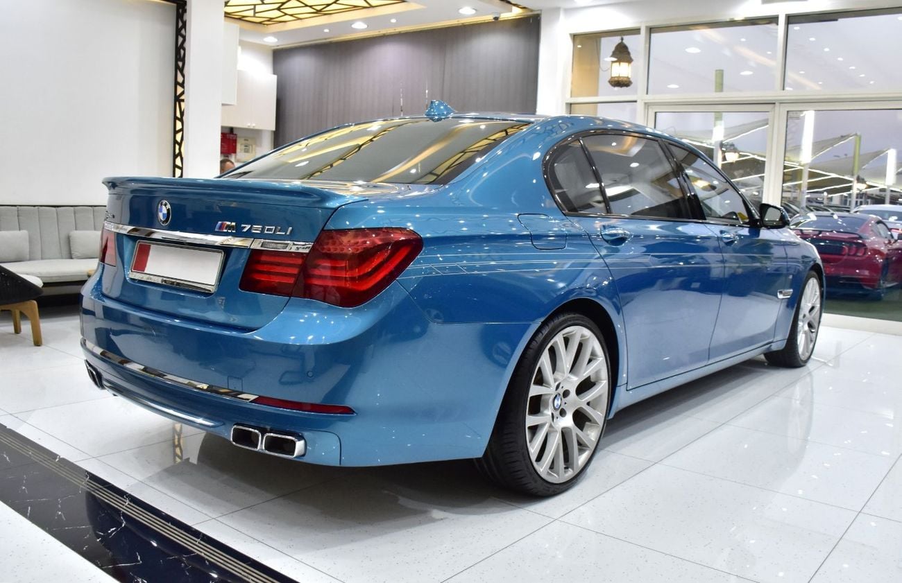 BMW 750Li INDIVIDUAL EXCELLENT DEAL for our BMW 750Li - ALPINA KIT ( 2014 Model ) in Blue Color GCC Specs
