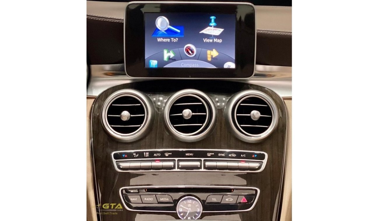 Mercedes-Benz C 200 2015 Mercedes C200, Warranty, AMG Exterior, Service History, Low KMs, GCC