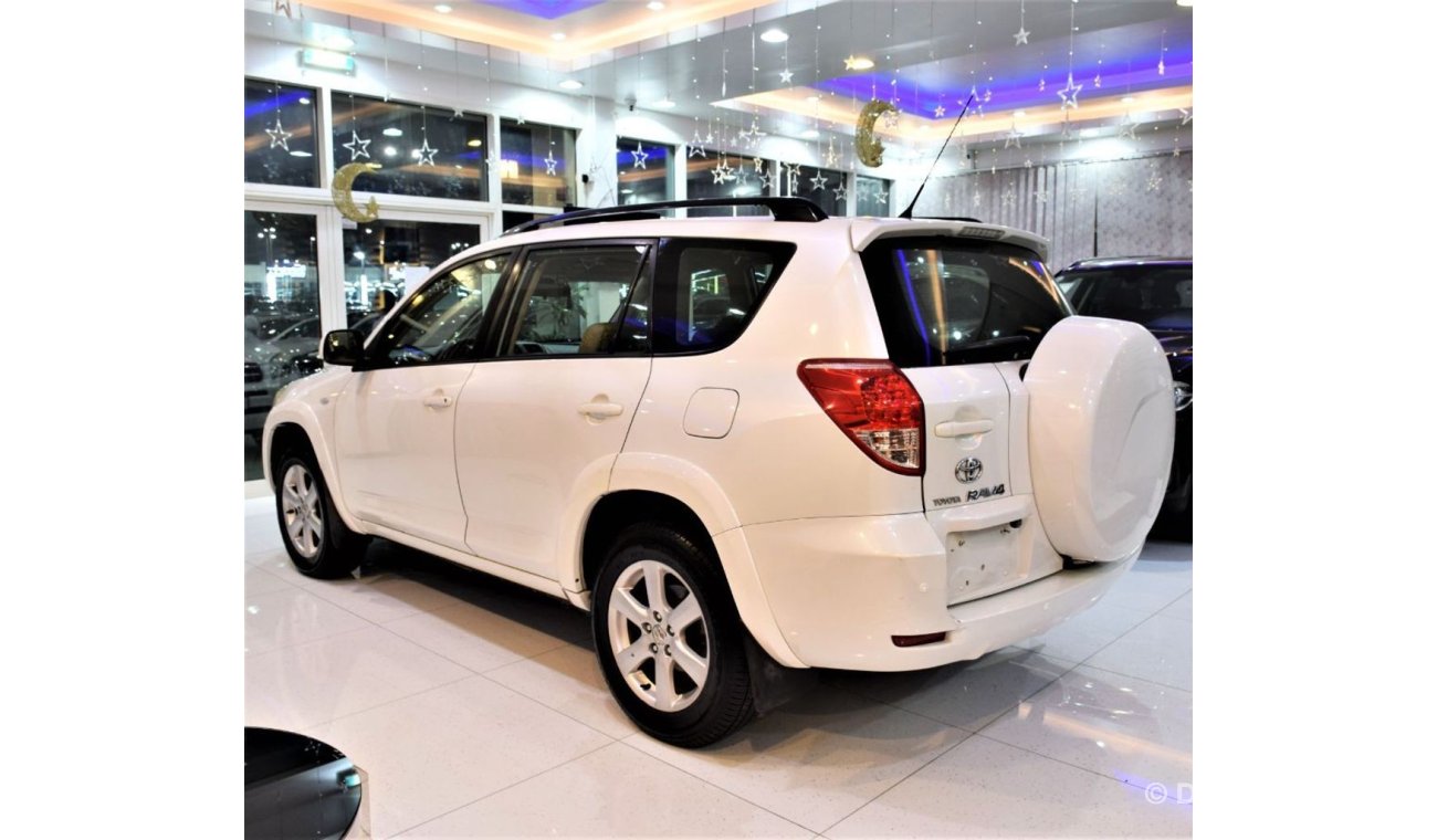 Toyota RAV4 ORIGINAL PAINT ( صبغ وكاله ) Toyota Rav4 4WD 2008 Model!! in White Color! GCC Specs