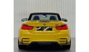بي أم دبليو M4 2018 BMW M4 CONVERTIBLE, 1 Year warranty, Full Service History With Abu Dhabi Motors, GCC