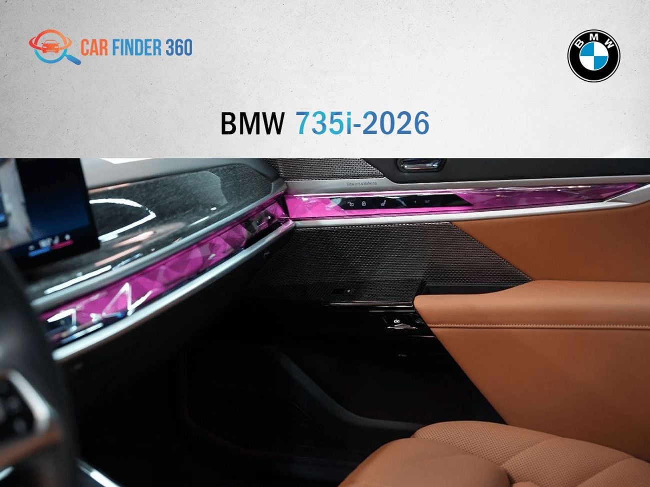 BMW 735i BMW 7 Series 735 2026 (Export  Only)