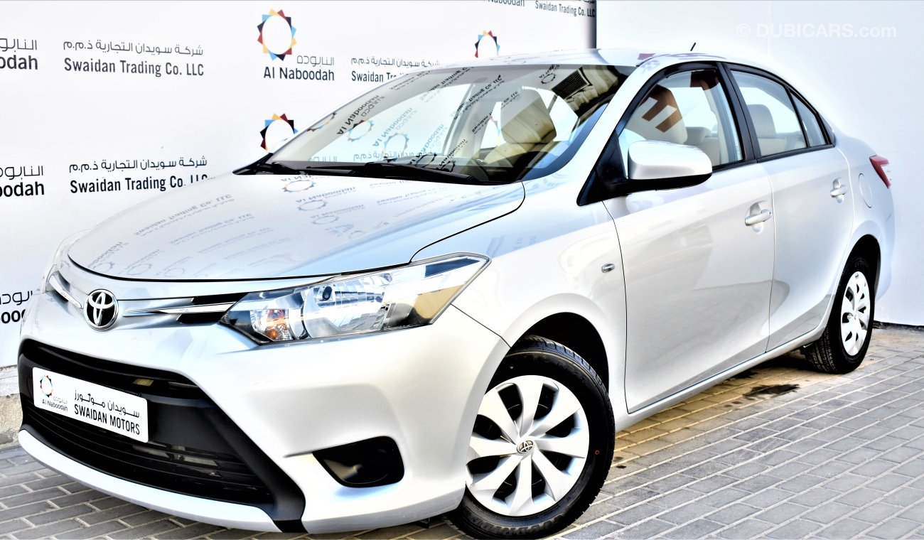 Toyota Yaris 1.5L SE SEDAN 2016 GCC SPECS WITH DEALER WARRANTY STARTING FROM 29,900 DHS