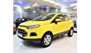 Ford EcoSport Amazing Ford Eco Sport 2015 Model!! in Yellow Color! GCC Specs