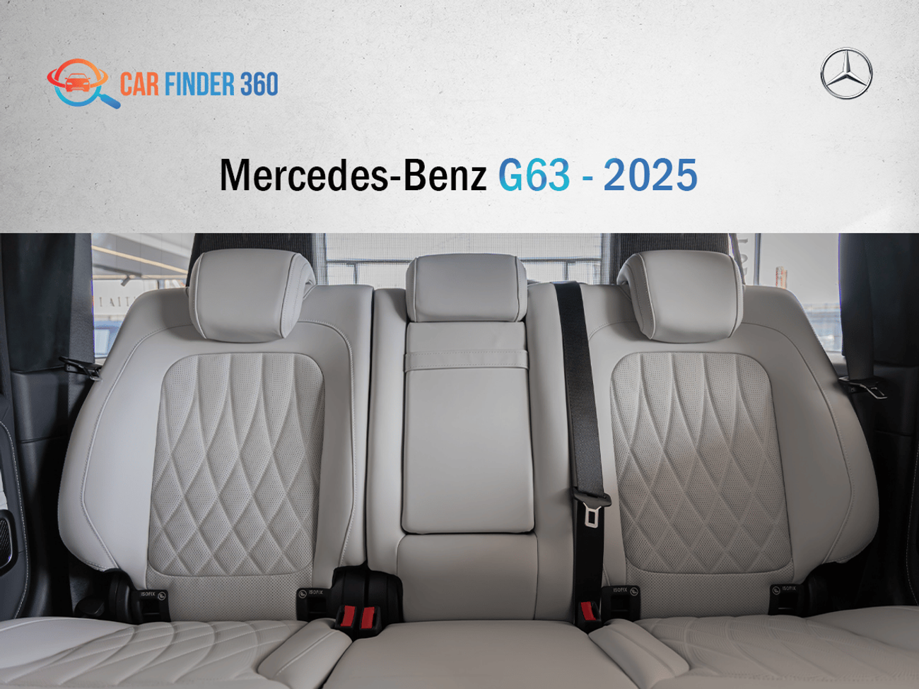 Mercedes-Benz G 63 AMG Mercedes-Benz G63 - 2025 - GCC (Export)