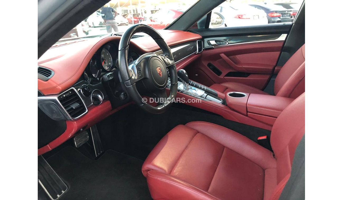 بورش باناميرا بورش بانميرا موديل 2014 خليجي فل مواصفات كراسي جلد وفتحه سقف وتبريد وتسخين في الكراسي ونقطه عمياء و