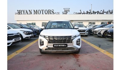 هيونداي كريتا Hyundai Creta 1.5L Petrol Full Option Model 2023 Color White, LED Headlamps, Panaromic Roof, Rear Ca